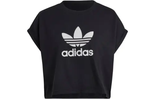 Adidas Originals T Shirt Women's Black Japan Version