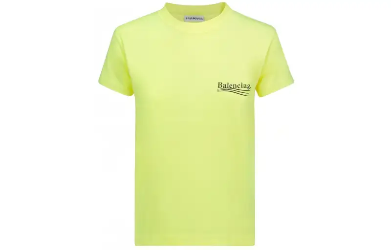 Balenciaga T Shirt Women's Yellow Regular Fit