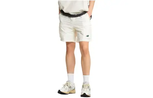 New Balance Casual Shorts Men's Cream White Moderate