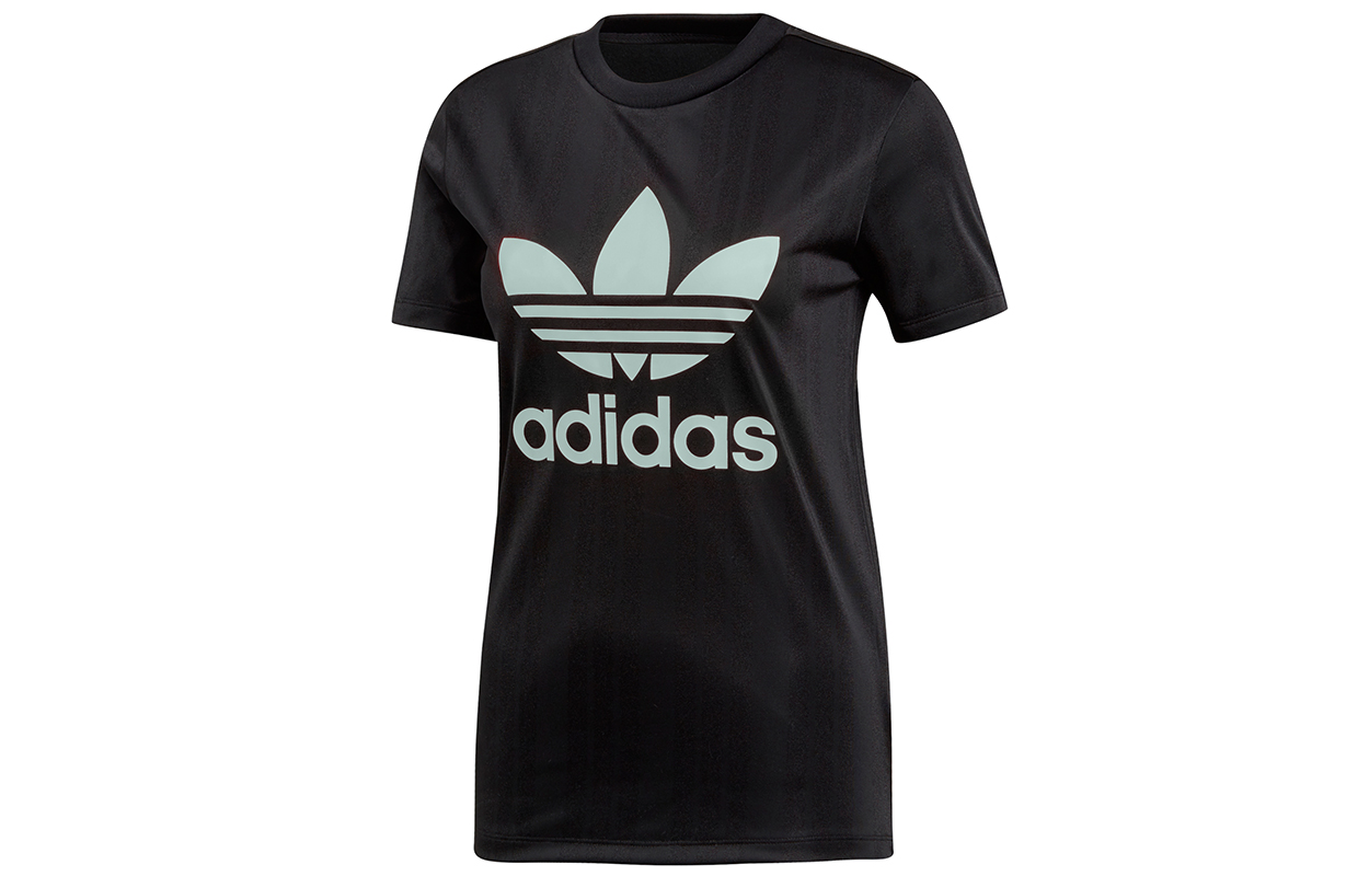 Женская футболка adidas originals Trefoil Tee (черная)