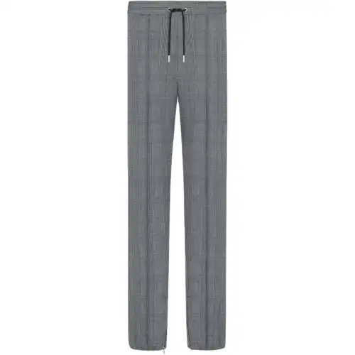 DIOR Casual Pants Men's Gray Moderate Straight Fit Pants
