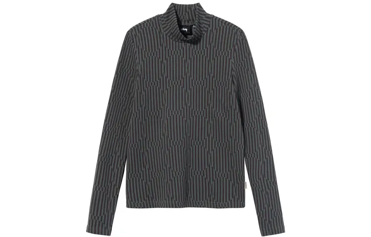 Stussy Circle Mock Neck Long Sleeve 'Forest'