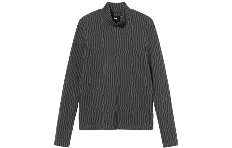 Stussy Circle Mock Neck Long Sleeve 'Forest'