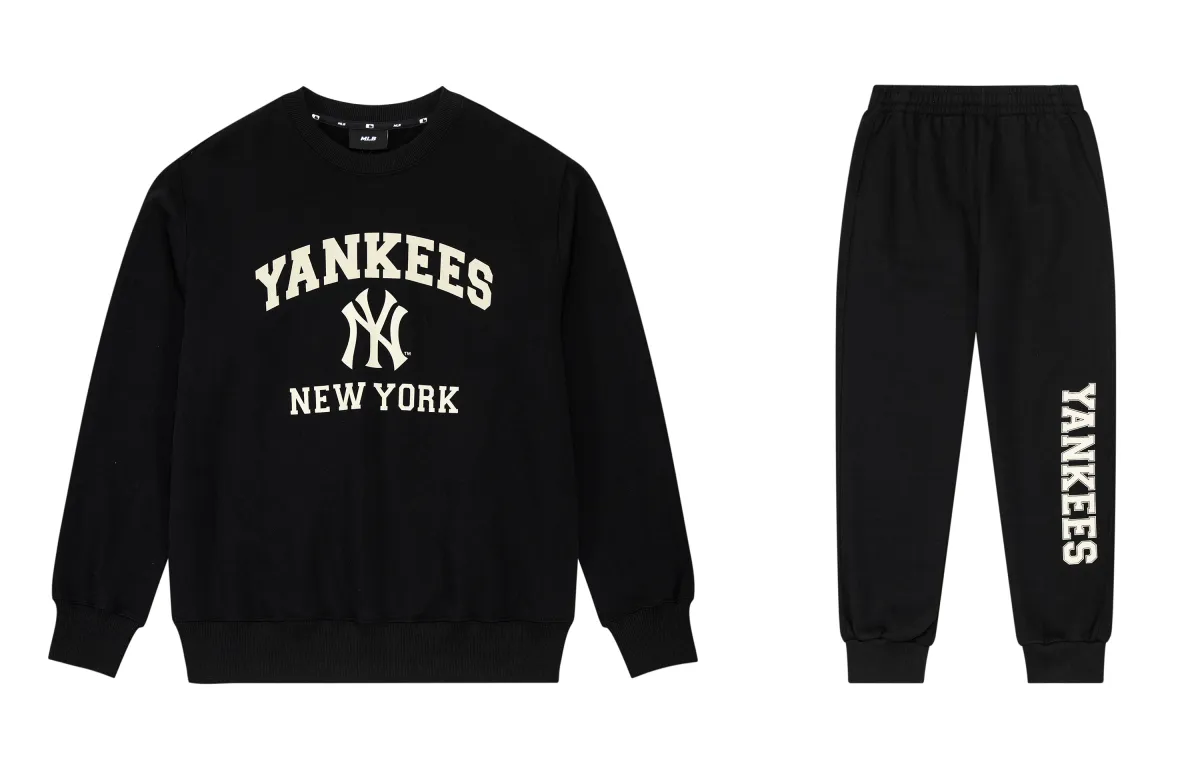 MLB Sweatshirt Set Unisex Black