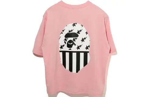 A BATHING APE Head Series T Shirts Women's Crew Neck Moderate