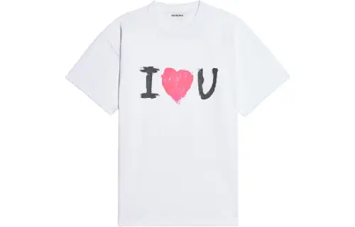Balenciaga T Shirt Women's Regular Fit White