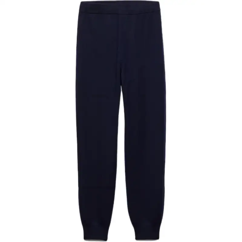 PRADA Casual Pants Men's Blue Moderate Cuffed Pants
