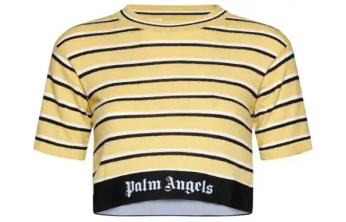 PALM ANGELS Crop Tops Women's Yellow