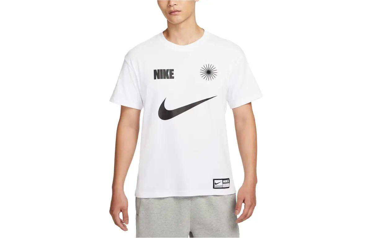 Nike Basketball Jerseys Men's White Crew Neck Moderate