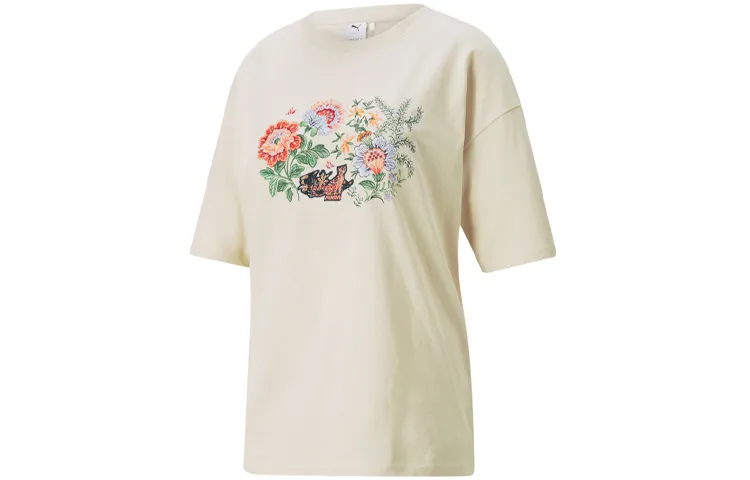PUMA LIBERTY T Shirt Women's Birch Wood