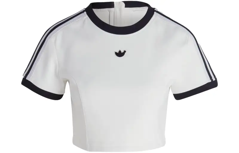 Adidas Originals BLUE VERSION CROP TEE Crop Top Women's White