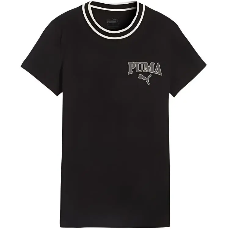 PUMA T-Shirts Women's Black Crew Neck Moderate Other