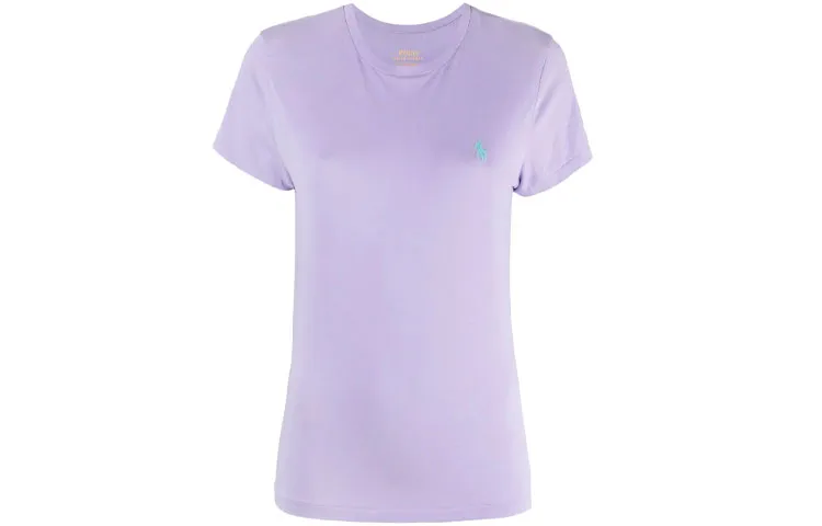 Polo Ralph Lauren T Shirt Women's Purple Straight Fit Version