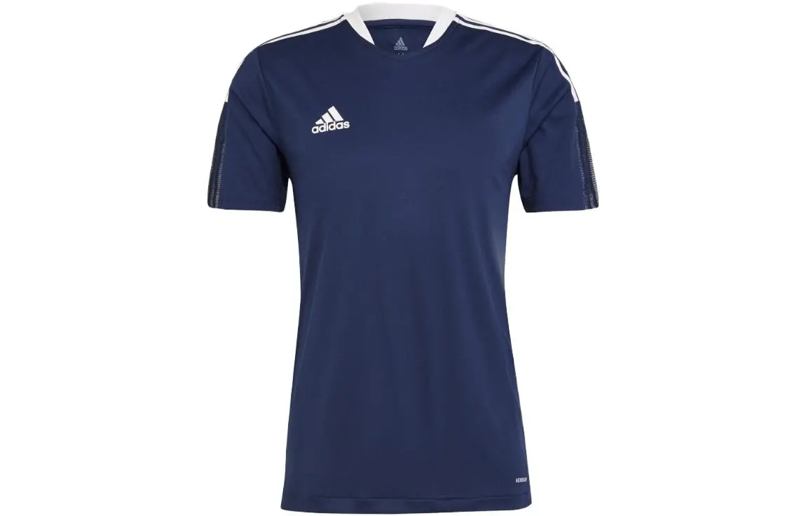 Adidas Soccer Jerseys Men's Navy Blue Moderate Straight Fit