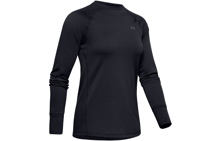 Женская футболка Under Armour ColdGear (черная)