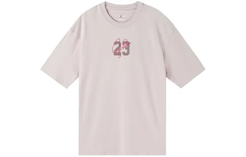 Jordan Drop Shoulder Sleeve T Shirt Women's Pink