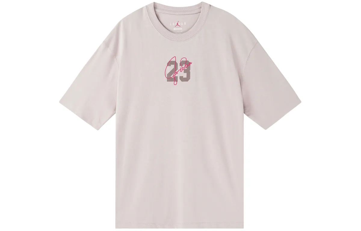 Jordan Drop Shoulder Sleeve T Shirt Women's Pink