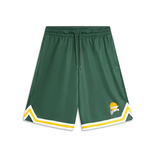 Li Ning Sports Shorts Men's Maple Tree Green