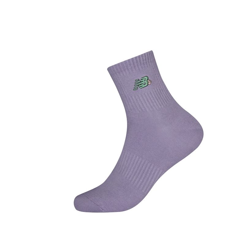 New Balance SS25 Crew Socks Unisex 1 Pack Purple