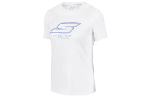 Skechers T Shirt Women's Bright White
