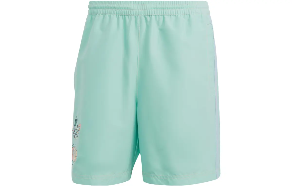 Adidas Originals Enjoy Summer Sports Shorts Men's Simple Green