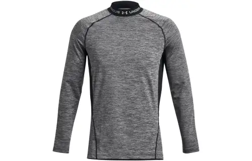Under Armour ColdGear Fitness Clothing Men's Gray Moderate Straight Fit