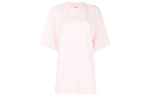 Vetements Logo Label Hoodie 'Baby Pink'