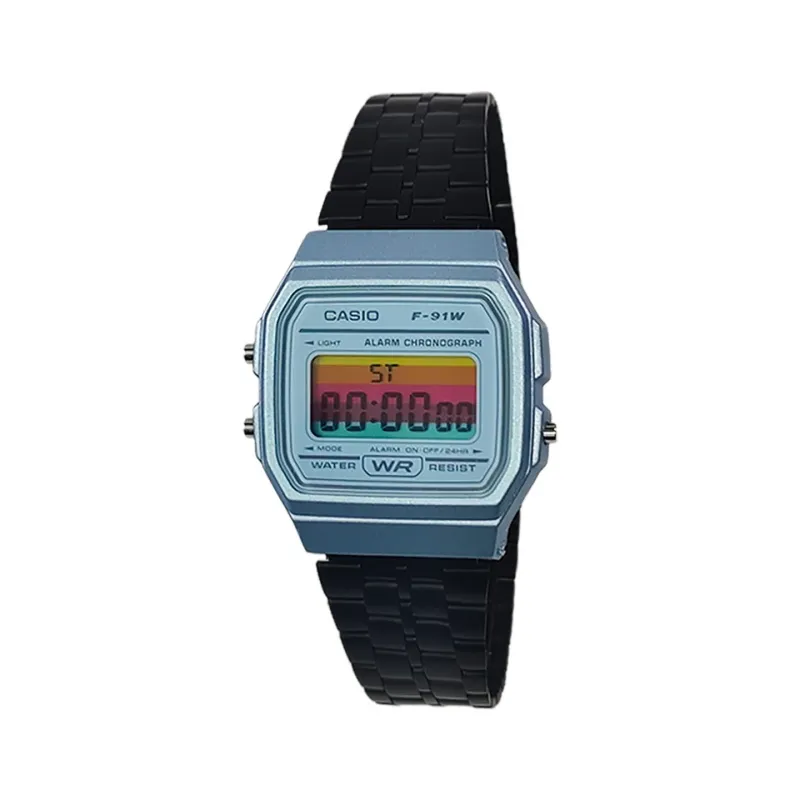 CASIO Custom Collection Quartz Movement Stainless Steel Strap Watch Women's Watch Blue Dial