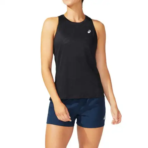 ASICS Tank Tops Women's Black Crew Neck Moderate Other