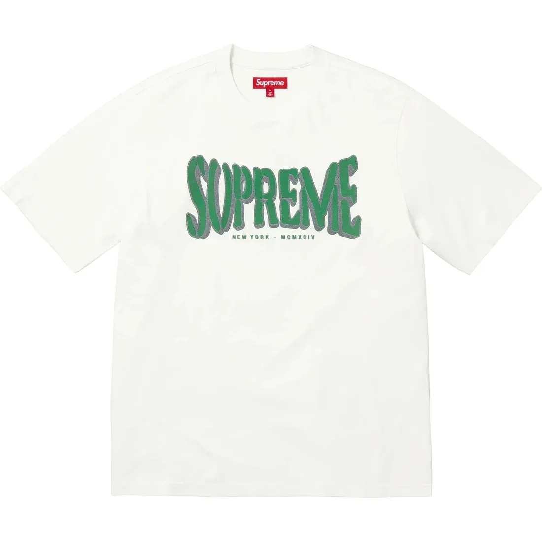 Supreme Flocked Washed S/S Top