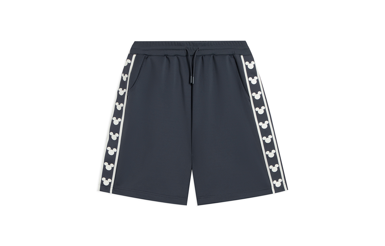 Li Ning x DISHINI MIQI Disney Casual Shorts Unisex Ink Water Gray