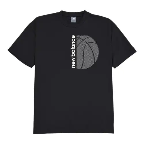 New Balance Graphic Short Sleeve Top T Shirt Men's Black