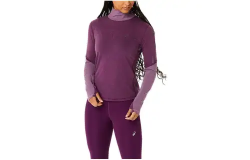 ASICS T Shirt Women's Dark Purple Red