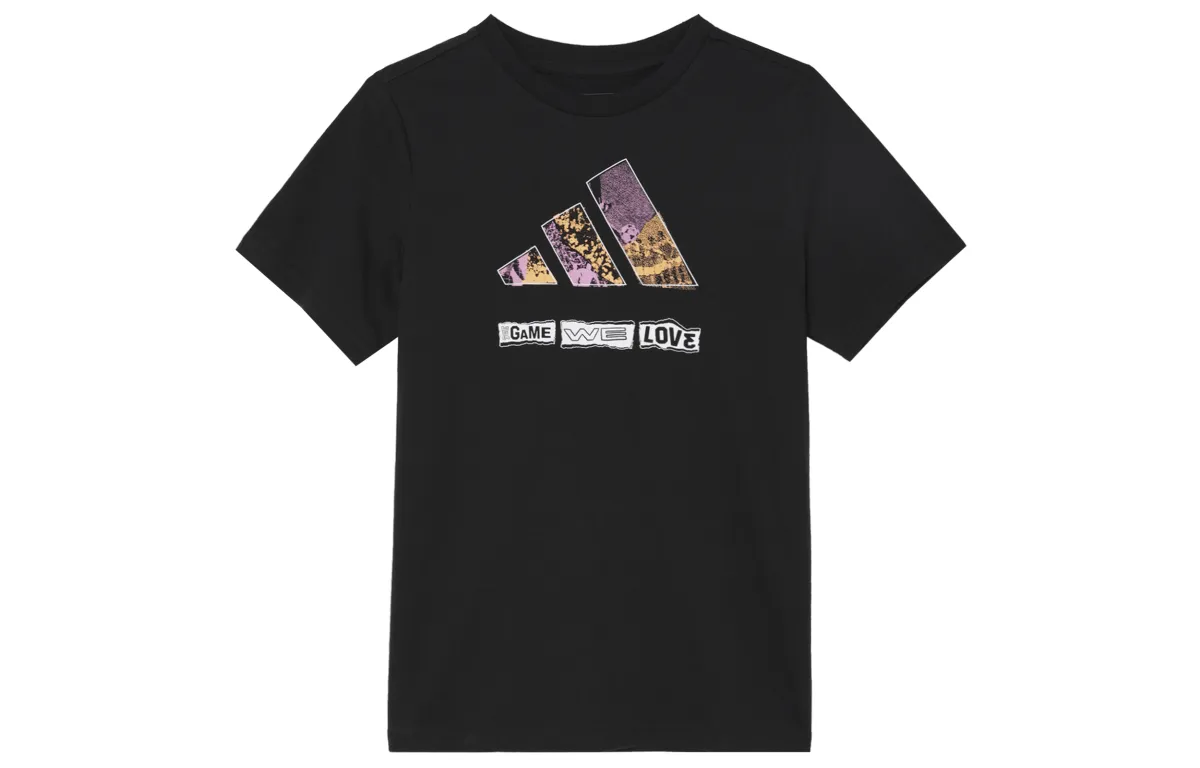 Adidas T-Shirts Women's Black Crew Neck Moderate