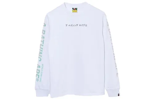A BATHING APE T Shirts Women's Crew Neck Moderate Straight Fit