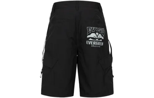EVISU Casual Shorts Men's Black Moderate