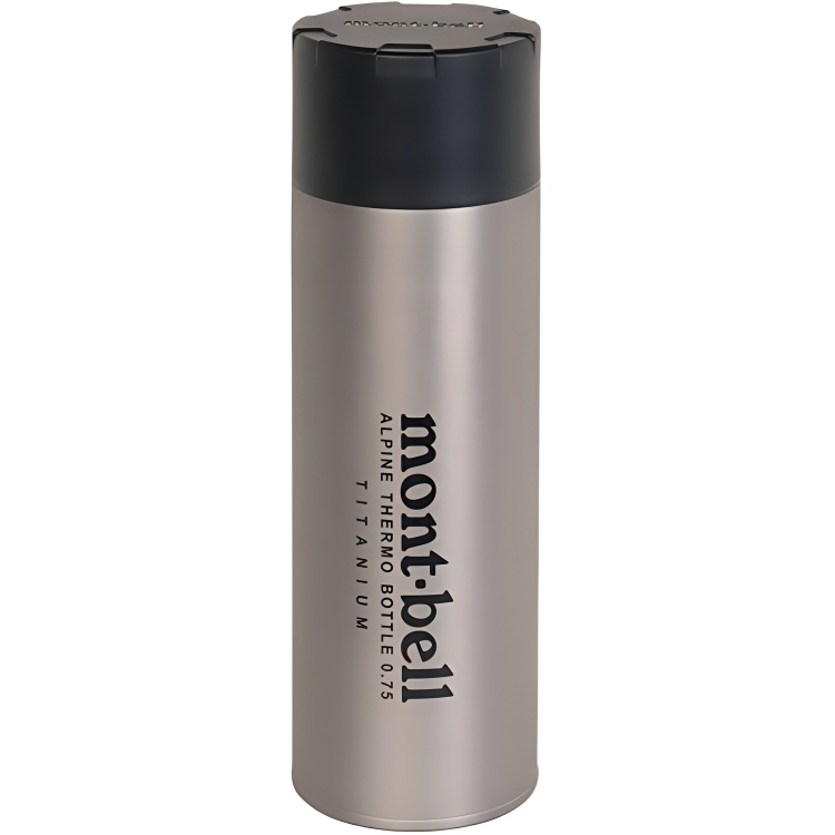 MONTBELL Outdoor Water Equipment Water Container 750ml Camping Titanium 7.6 X 25.5cm