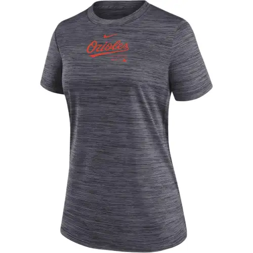 Nike Baltimore Orioles Authentic Collection Practice Velocity Women's Nike Dri FIT Mlb T Shirt