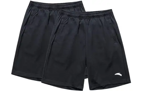 Anta Variety Training Collection Shorts Men's 2 Pack Black