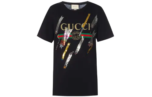 【Previous Season】GUCCI logo T-shirt with shooting stars