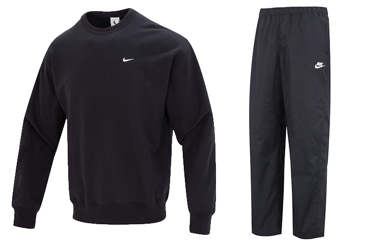 Nike Sweatshirt Sets Men's Crew Neck Moderate