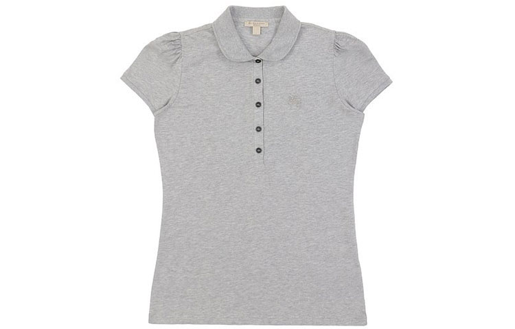 Женская футболка Burberry (серая)