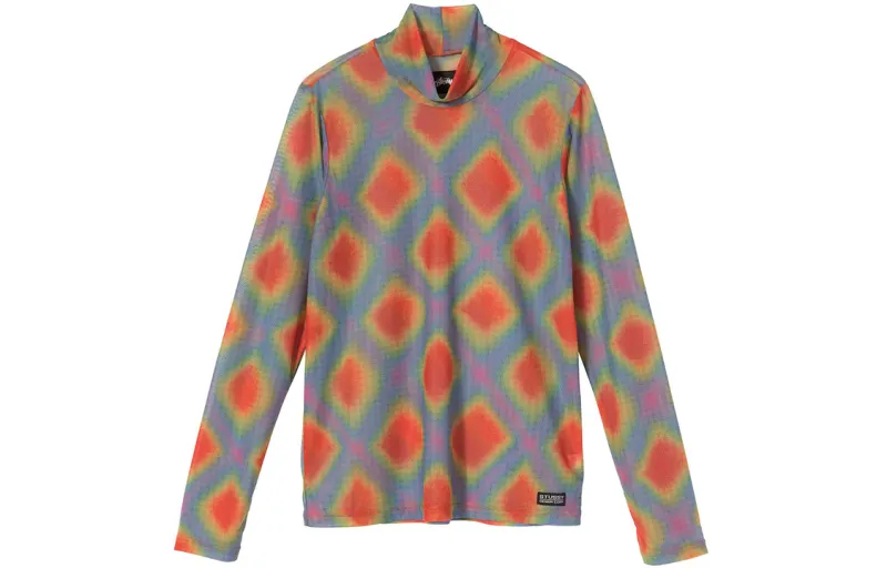 Stussy T Shirts Women's Multicolor Turtleneck Moderate Straight Fit