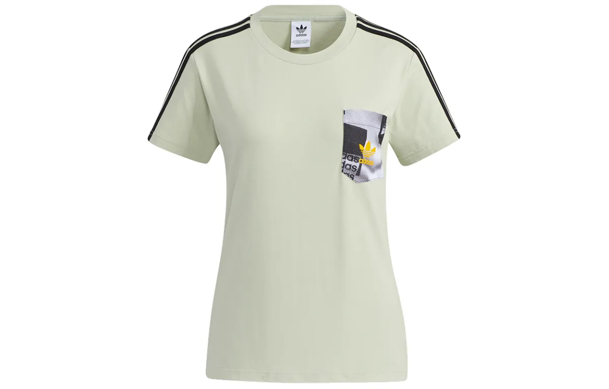 Adidas Originals T Shirt Women's Light Green