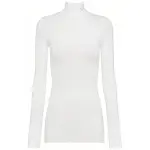 PRADA T Shirts Women's White Turtleneck Moderate
