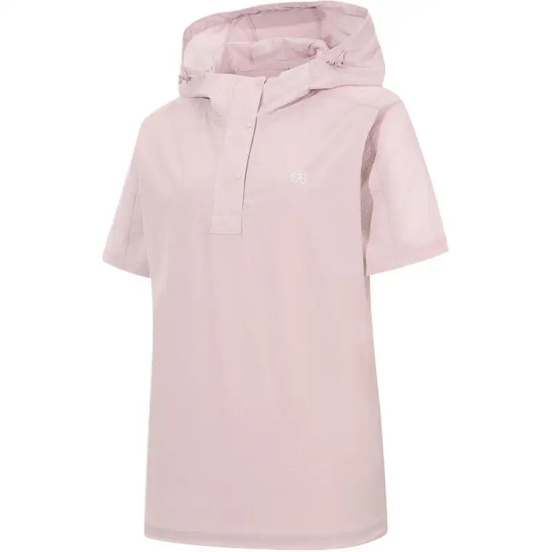 KOLON SPORT Airdot cooling series hooded loose pullover simple short-sleeved T-shirt for women