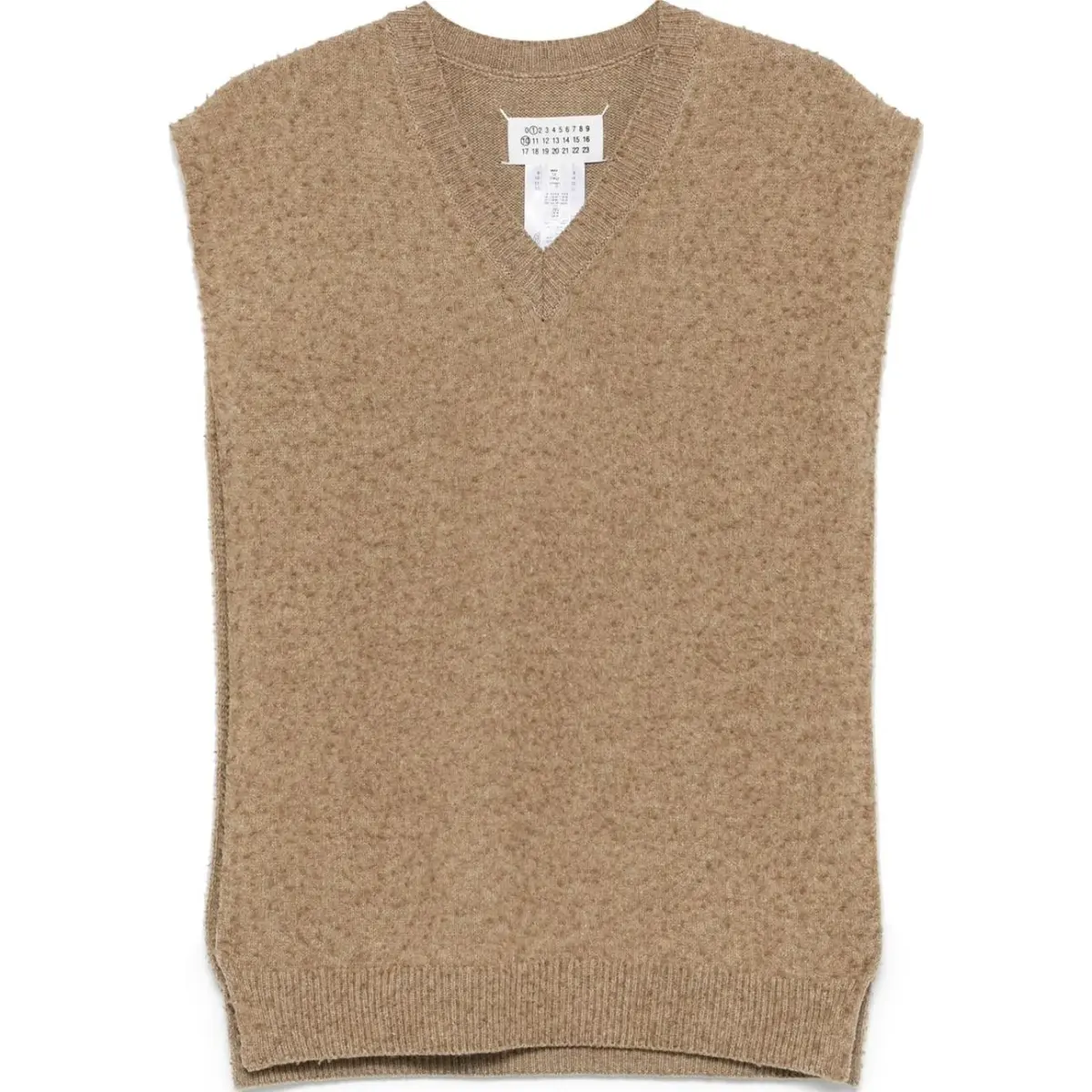 Maison Margiela piled-knit vest