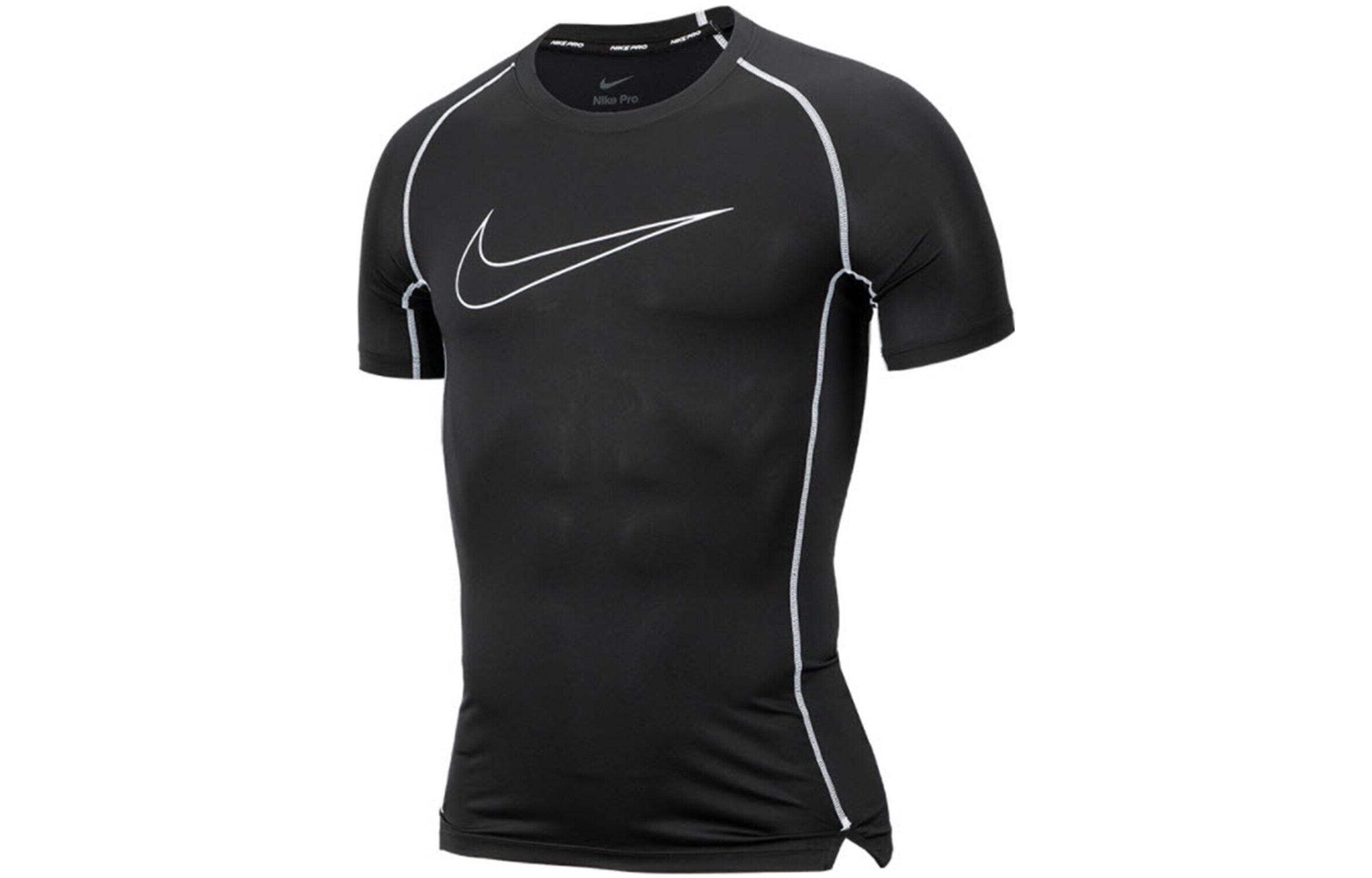 Nike Pro Dri-FIT Men’s Tight Short-Seeve Top Black