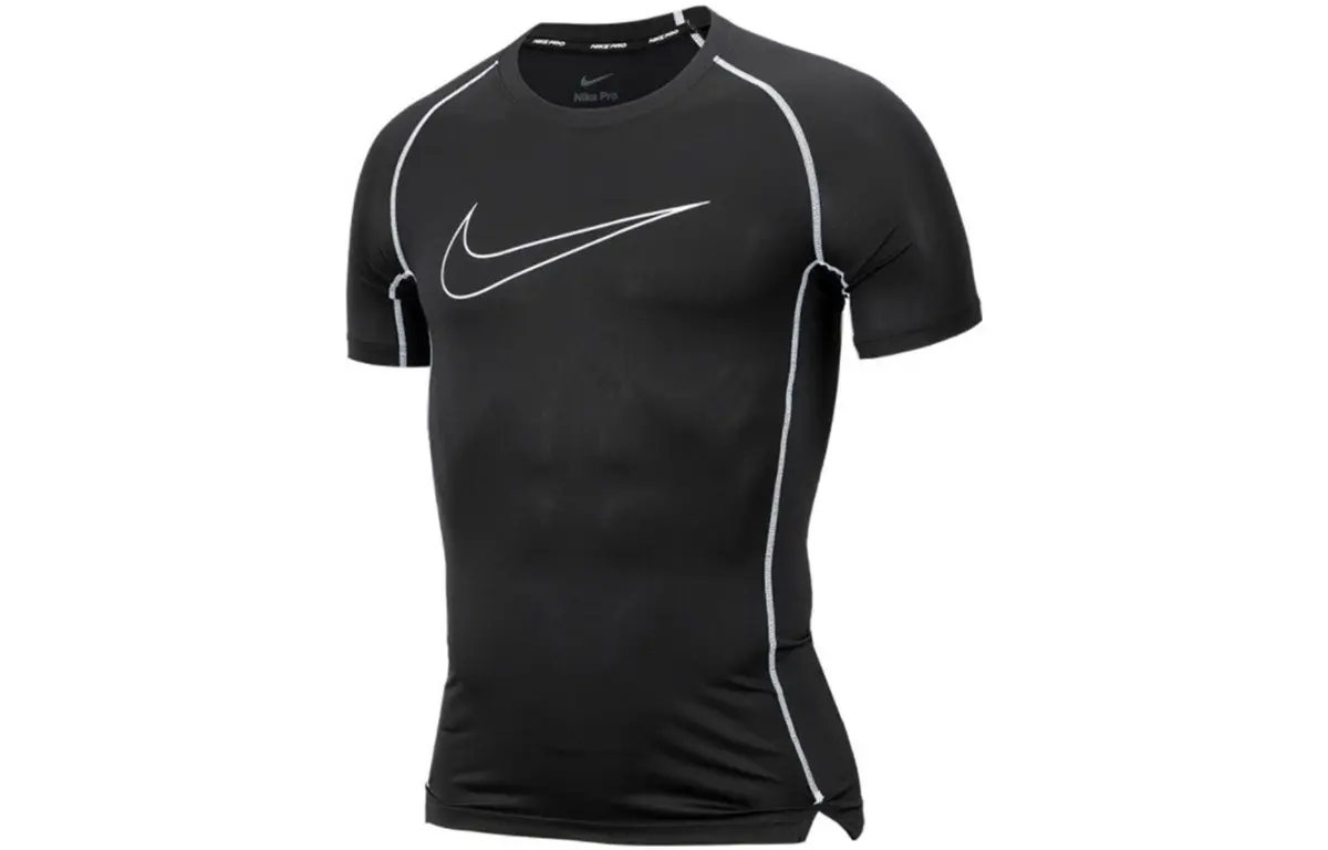 Nike Pro Dri-FIT Men's Tight Short-Seeve Top Black