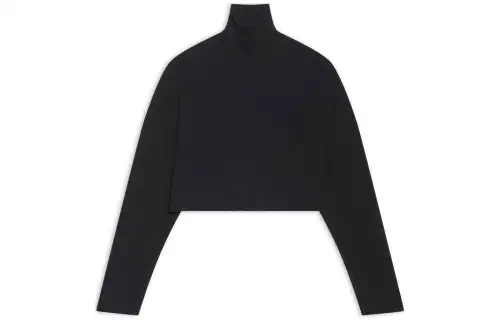 Balenciaga FW22 Loose Fit Sweater Women's Black
